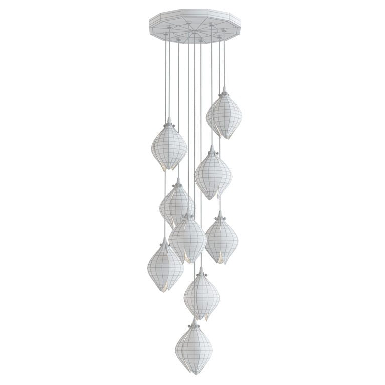 Stello Lotus 9 Pendant Chandelier