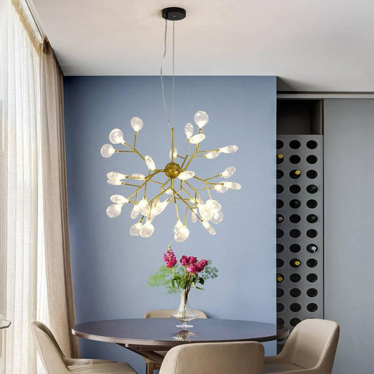 36 Lights Firefly Gold Metal Chandelier