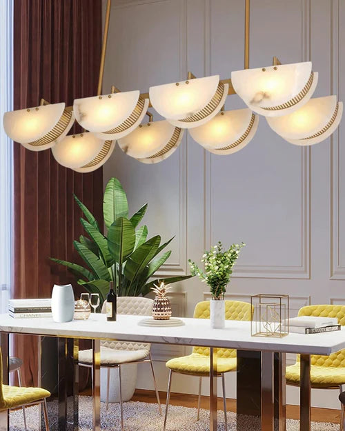 Marbel Interior Rectangular Chandelier