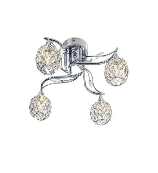 DIYAS IL30954 Leimo - 4 Light Ceiling Light