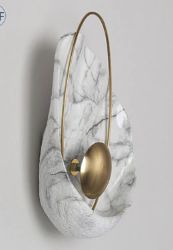 PEARL SHELL WALL LIGHT WHITE - Stello Light Studio