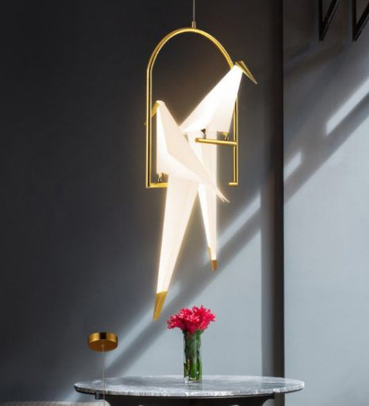 NORDIC BIRD PENDENT  2 LIGHT - Stello Light Studio