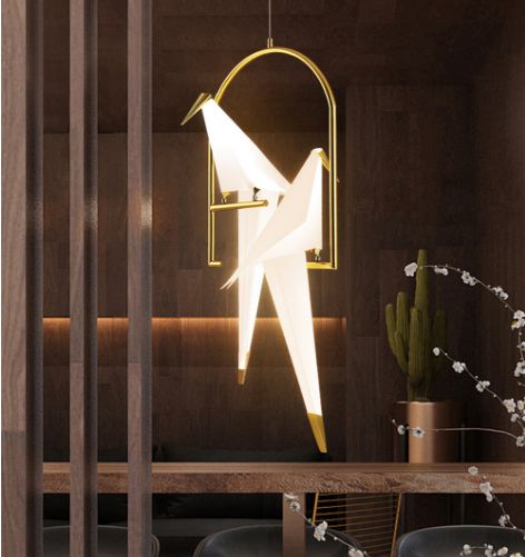 NORDIC BIRD PENDENT  2 LIGHT - Stello Light Studio