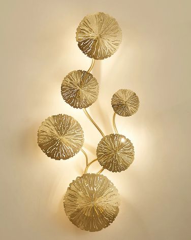 LOTUS LEAF WALL LIGHT MEDIUM - Stello Light Studio