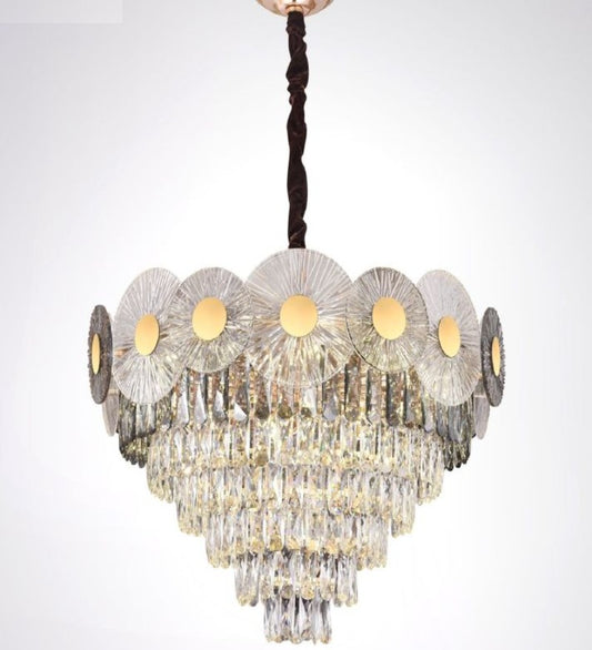 VENICE ROUND CRYSTAL CHANDELIER