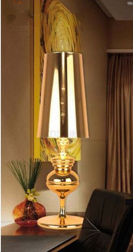 Gold Table Lamp - Stello Light Studio