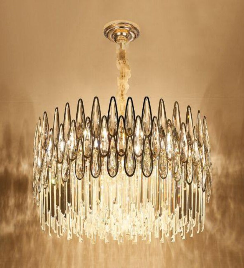 ORION ROUND CHANDELIER 80 CM DIA - Stello Light Studio