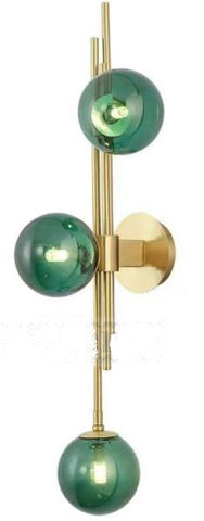 DAZZLED GOLD GLASS WALL LIGHT