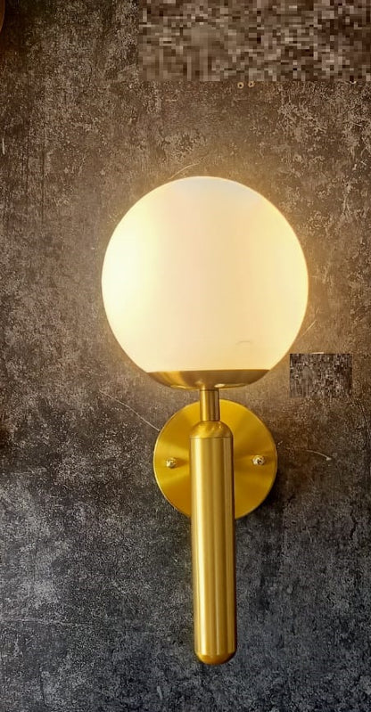 OPAL GLOBE WALL LIGHT