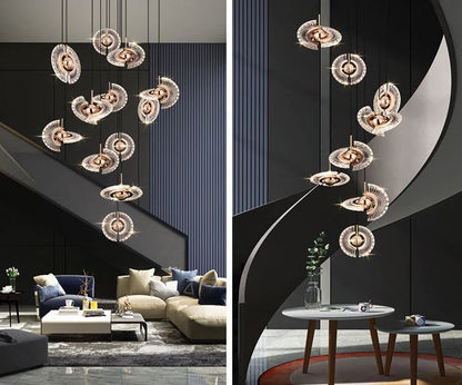 JUSHUA DOUBLE HEIGHT CHANDELIER