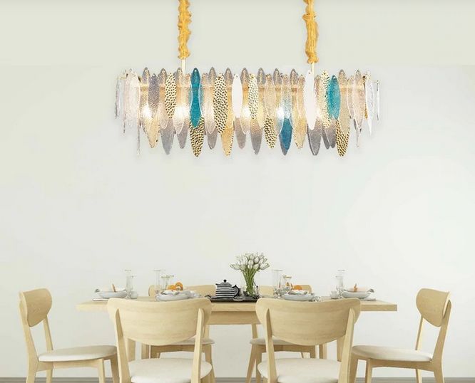 VENINI MODERN LINEAR CHANDELIER