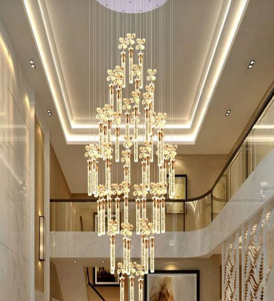 STORMING DOUBLE HEIGHT CHANDELIER