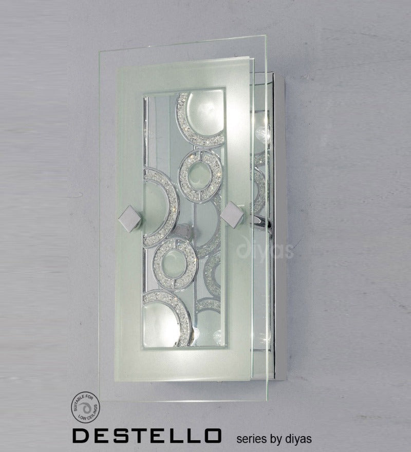 Diyas Destello Two Light Wall and Ceiling Lamp
