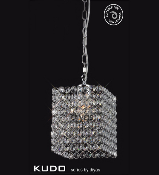 Diyas Kudo Polished Chrome Non- Electric Shade - Stello Light Studio