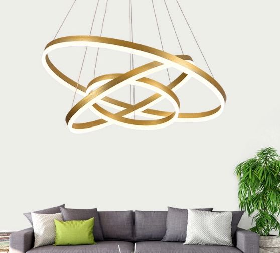 VONN MODERN THREE RING CHANDELIER - Stello Light Studio