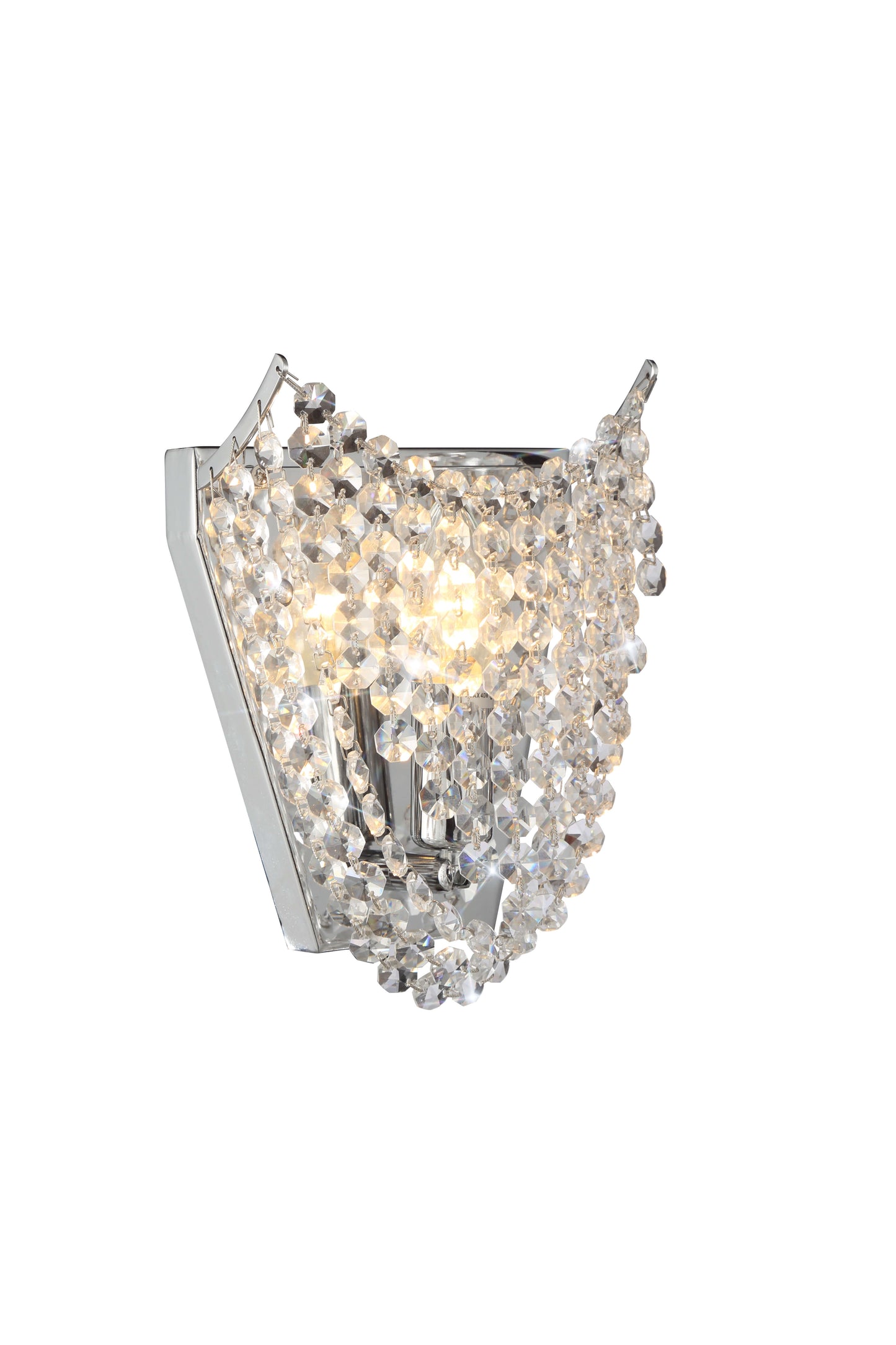 DELTA Chrome Wall Light - Stello Light Studio