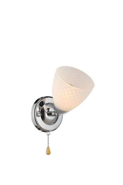 SWILLET Chrome Wall Light With Wire Pulling Switch - Stello Light Studio