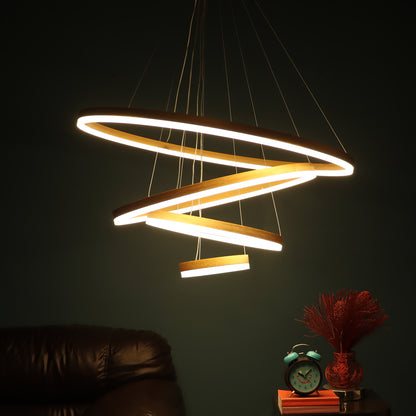 JOIDE FOUR MODERN RINGS CHANDELIER