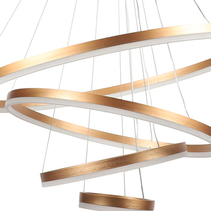 JOIDE FOUR MODERN RINGS CHANDELIER