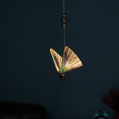 SINGLE MULTI COLOUR BUTTERFLY HANGING