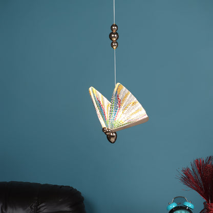 SINGLE MULTI COLOUR BUTTERFLY HANGING