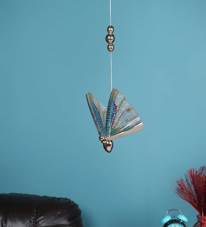 SINGLE MULTI COLOUR BUTTERFLY HANGING