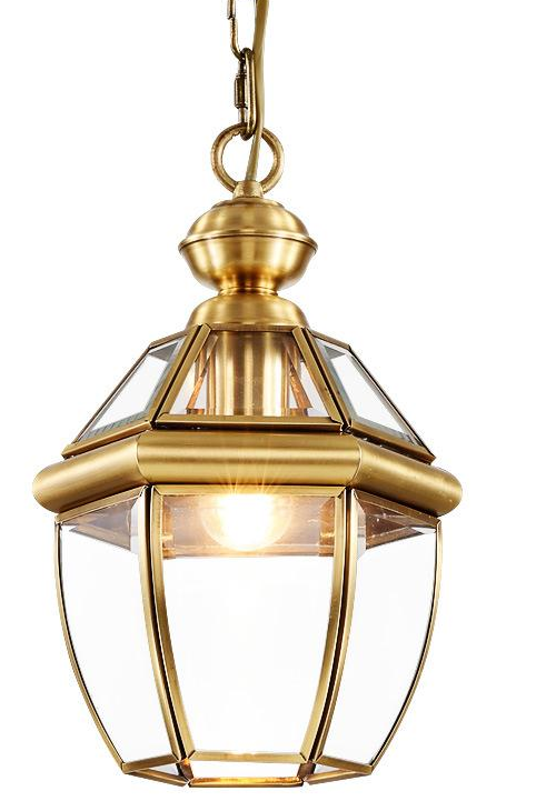 Vintage Brass Antique Pendant Lamp