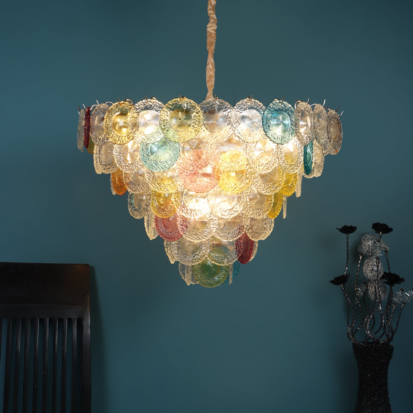 LEUCUS ROUND CHANDELIER