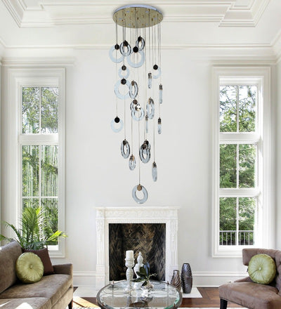 PEAR DOUBLE HEIGHT CHANDELIER