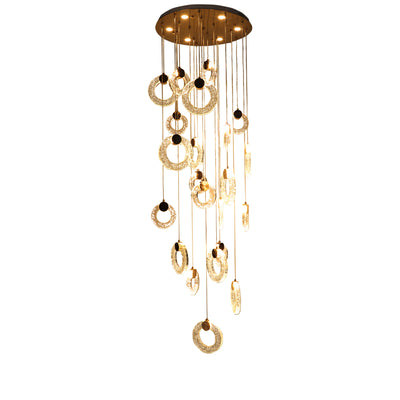 PEAR DOUBLE HEIGHT CHANDELIER