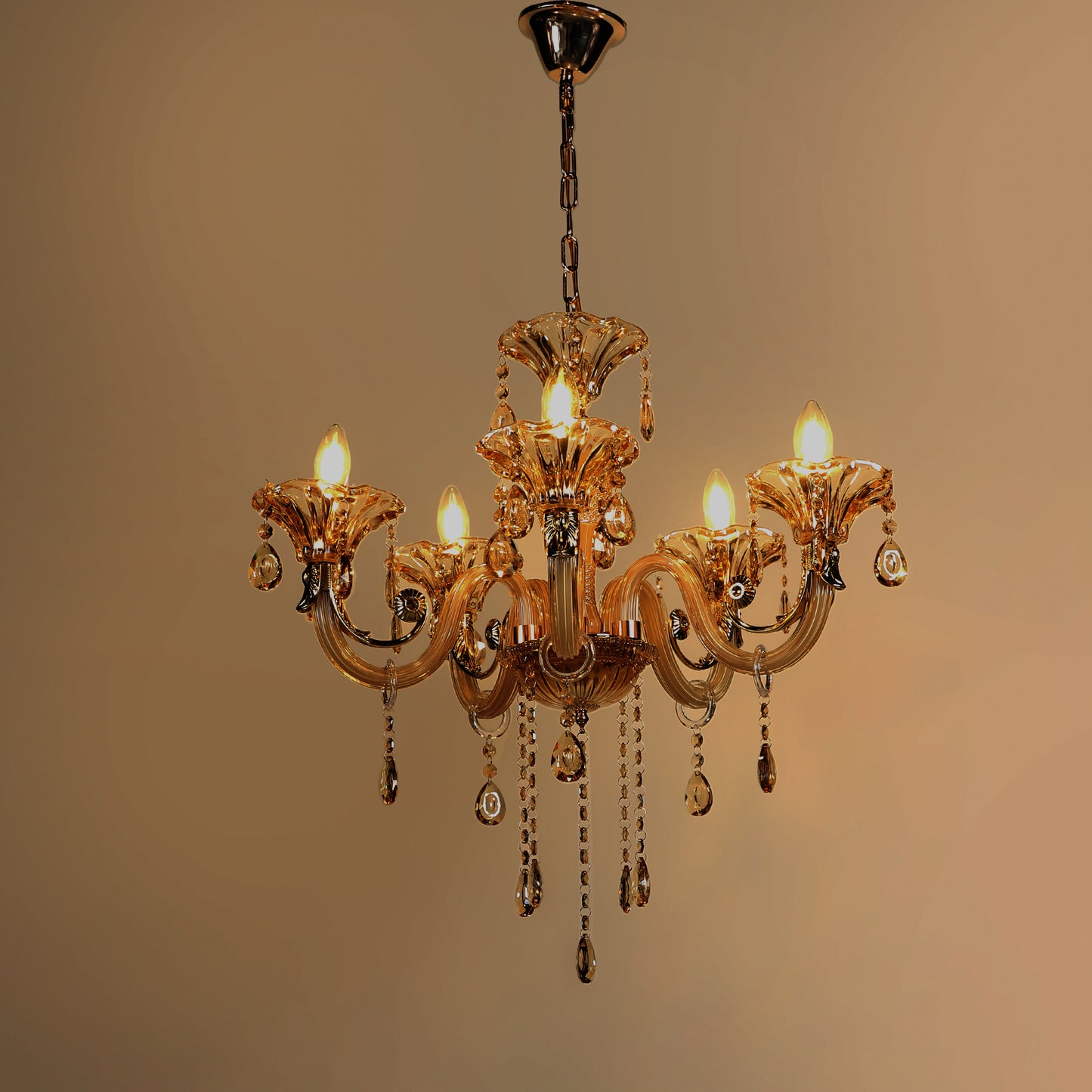 LUMINA FIVE LIGHT CHANDELIER