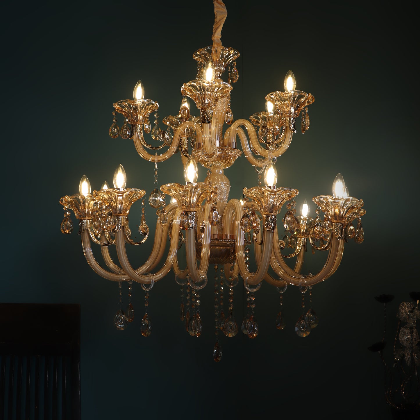 LUMINA ITALIAN  FIFTEEN LIGHT CHANDELIER