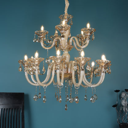 LUMINA ITALIAN  FIFTEEN LIGHT CHANDELIER