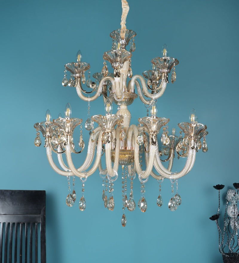 LUMINA ITALIAN  FIFTEEN LIGHT CHANDELIER