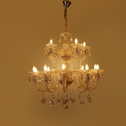 LUMINA ITALIAN  FIFTEEN LIGHT CHANDELIER