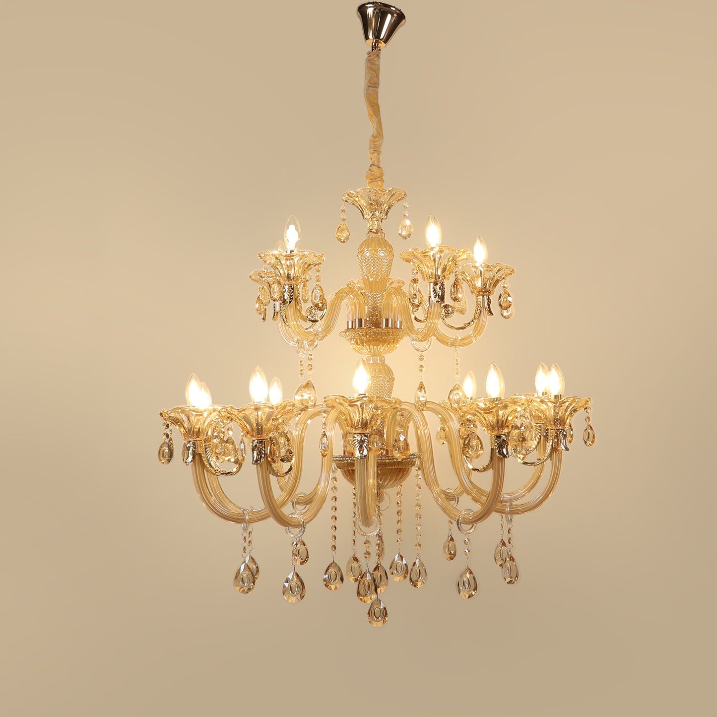 LUMINA ITALIAN  FIFTEEN LIGHT CHANDELIER