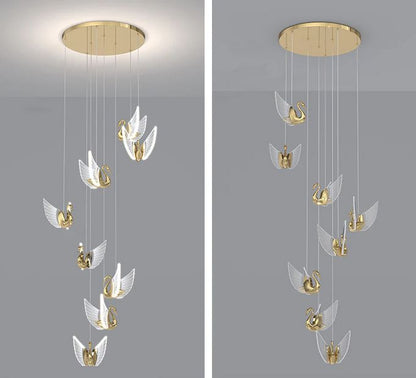 SWAN 8 HANGING LIGHT