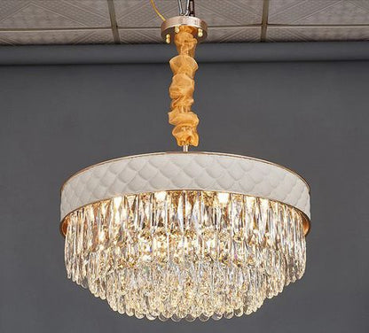 MOSQUE LEATHER ROUND CHANDELIER