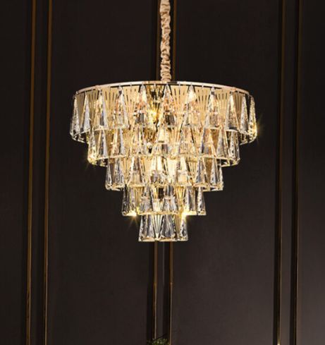 MUSE  CRYSTAL & METAL CHANDELIER - SMALL