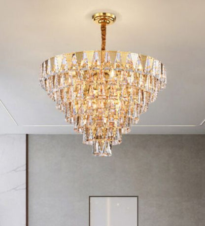 MUSE  CRYSTAL & METAL CHANDELIER - SMALL