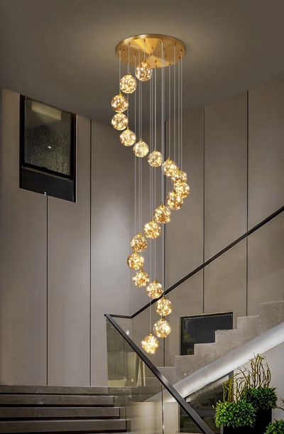 CHIMES DOUBLE HEIGHT CHANDELIER - 22 Light