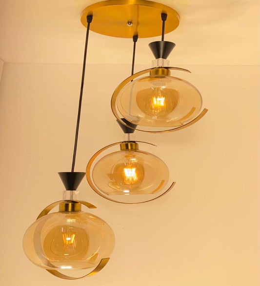 Stenner Gold Pendent Light - Stello Light Studio