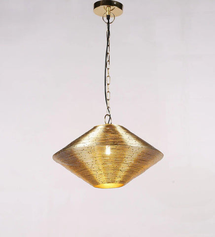 Acorn Antique Brass Metal Hanging Light (SS1483)