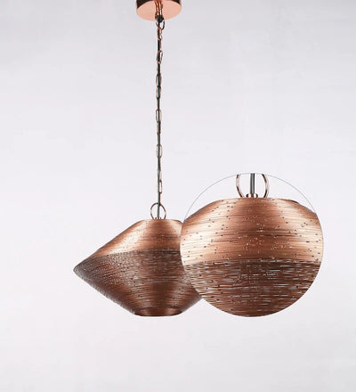 Acorn Copper Metal Hanging Light - Stello Light Studio