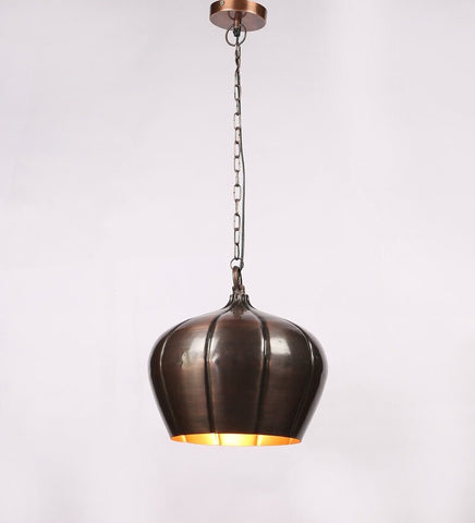 Acorn Copper Metal Hanging Light