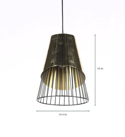 Acorin Gold Metal Hanging Light - Stello Light Studio