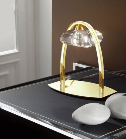 ALFA TABLE LAMP 1 LIGHT FRENCH GOLD - Stello Light Studio