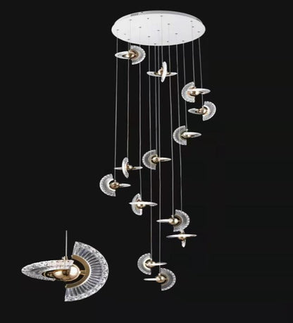 JUSHUA DOUBLE HEIGHT CHANDELIER