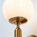 OPAL GLOBE WALL LIGHT