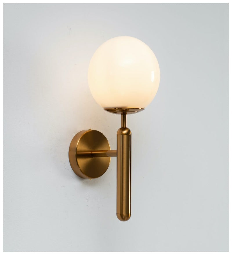 OPAL GLOBE WALL LIGHT